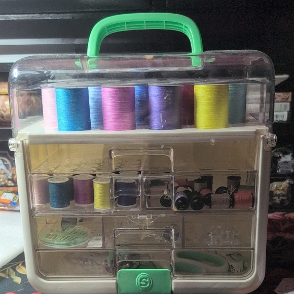 Multi-Color Thread Organizer Box - Picture 1 of 9